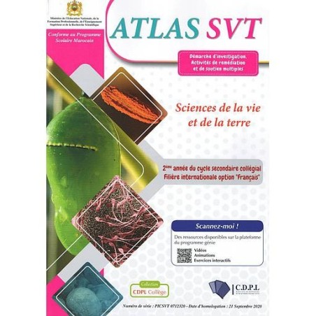 Atlas SVT 2ème année collège Internationale