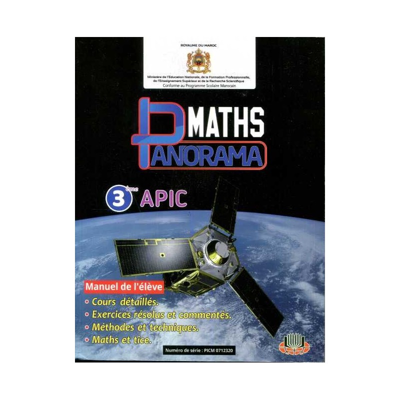 Panorama Maths 3 AC manuel de l'élève