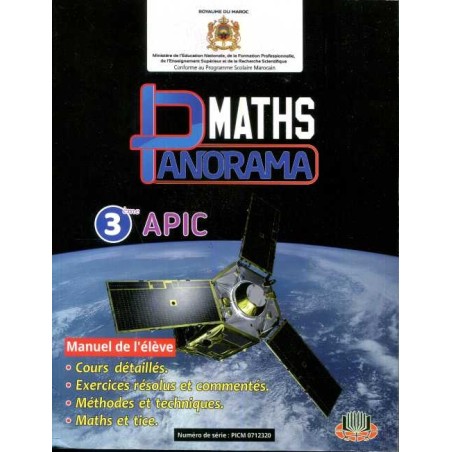 Panorama Maths 3 AC manuel de l'élève