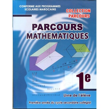 Parcours Mathématiques 1AC Livre de l'élève